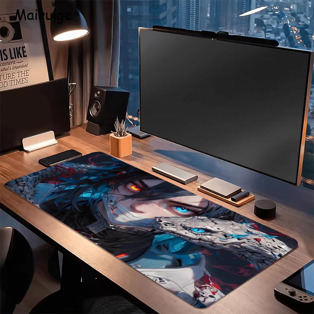 Iguro Obanai Mouse Pad Desk Ac - Desk Setup Rug 리뷰 및 가격