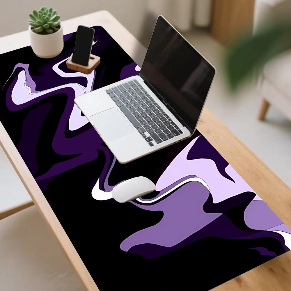 Playmat Purple Black Fluid Mou - Desk Setup Rug 리뷰 및 가격