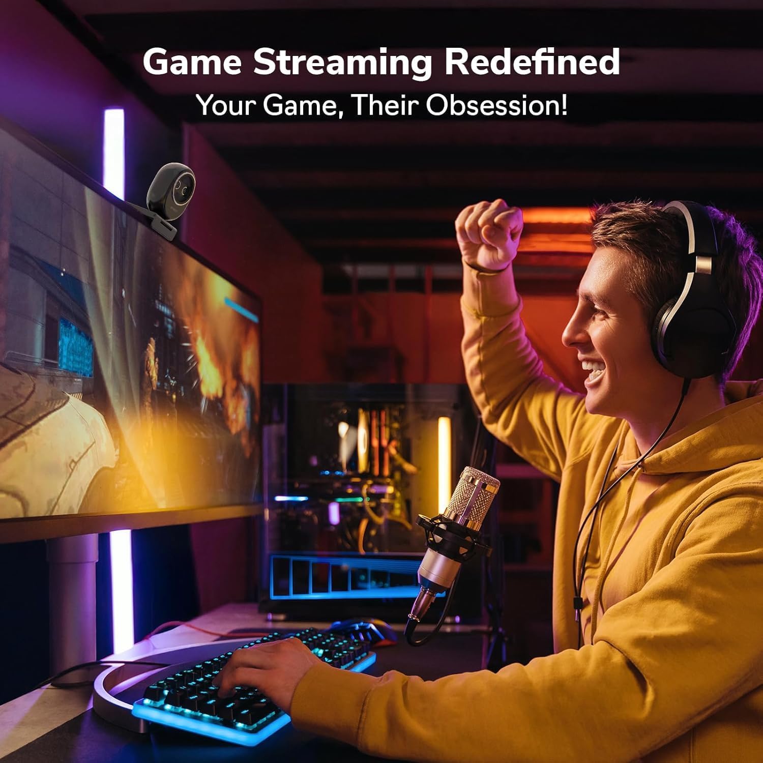 Webcam 4K EMEET Dual-Camera AI - Desk Setup Streaming 리뷰 및 가격