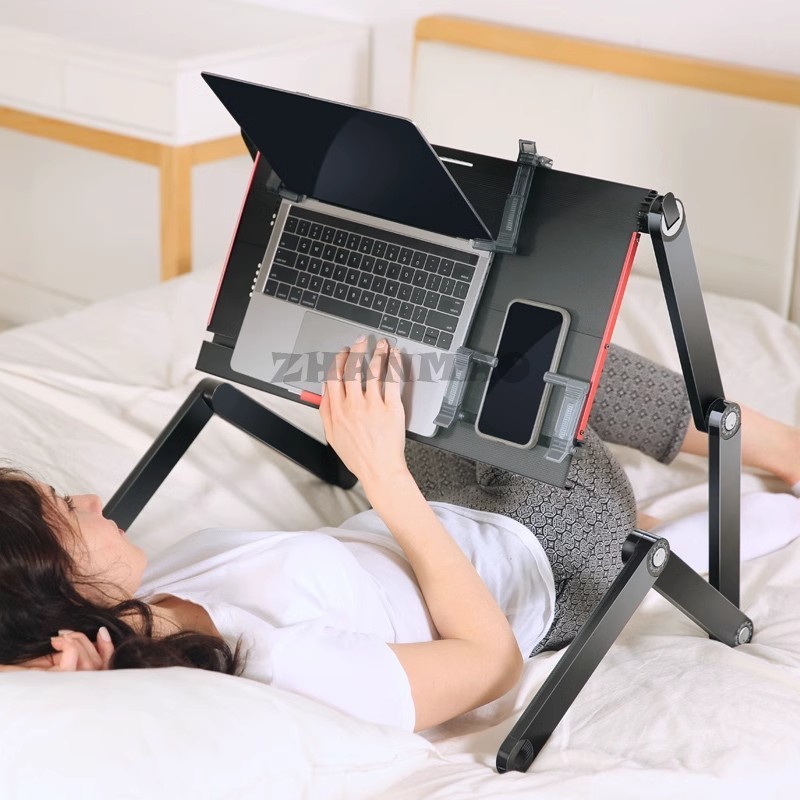 Lying Flat on The Bed, Laptop  - Desk Setup Ideas 리뷰 및 가격