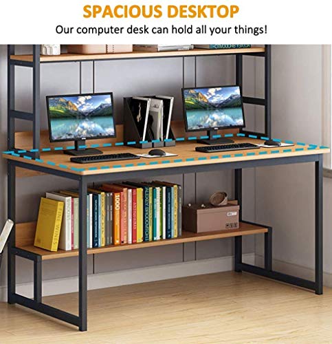 55-Inch Wide Computer Desk Wit - Desk Setup Nature 리뷰 및 가격