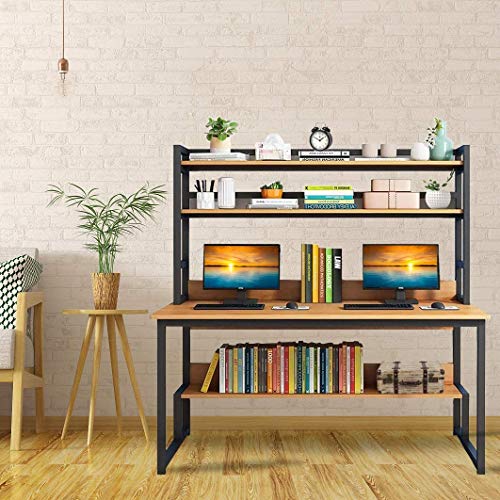 55-Inch Wide Computer Desk Wit - Desk Setup Nature 리뷰 및 가격